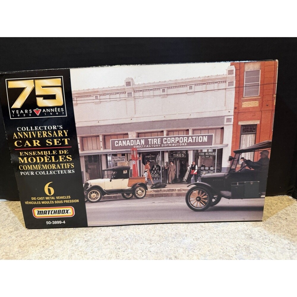 Matchbox Canadian Tire 75th Anniversary Car Set 6 Diecast Vehicles Sealed